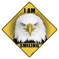 thumbnail image 2 of CROSSWALKS I Am Smiling Eagle 12" X 12" Aluminum Sign (X448), 2 of 4