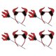 thumbnail image 1 of Halloween Horn Headbands & Trident Sticks 4 Sets Carnival Party Supplies for Fancy Dress, Cosplay & Spooky Costume Events Comfortable Fit Accessories, 1 of 5