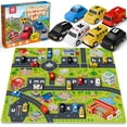 thumbnail image 1 of Alphabet Maze Coogam con 26 alfombrillas plegables para coche y juegos, de 3 a 5 años, 1 of 7