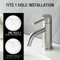 thumbnail image 3 of PROOX Single Hole Faucet Single-handle Bathroom Faucet, 3 of 6