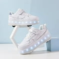 thumbnail image 6 of Kids LED Roller Skate Shoes with Wheel Light up Roller Shoes Kids Skates Sneakers Gift for Girls Boys Children, 6 of 22