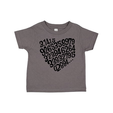 

Inktastic Pi Heart Numbers Gift Toddler Boy or Toddler Girl T-Shirt