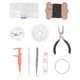 thumbnail image 3 of Jewelry Making Tool, Eye Screws Easy To Operate Measuring Tape Hook Buckle Set With Iron Rings For DIY Crafts ANGGREK Plata, 3 of 8
