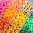 thumbnail image 6 of The Beadery Soft Pastel Color Bead Box, 2300 Plastic Matte Pony Beads- Unisex- 6263, 6 of 6