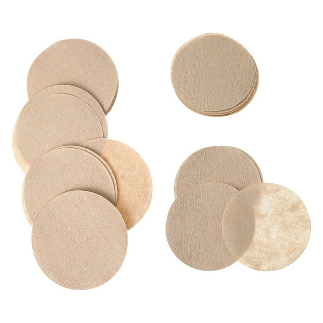 MasteelfCA 600pcs Round Coffee Filter Paper Espresso Maker Filters for DIY Coffee