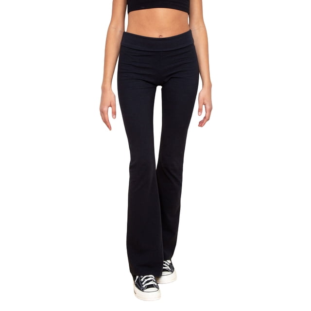 Txlixc Pantalones casuales femeninos, pantalones de cintura alta y elásticos de color sólido, adecuados para el uso diario Txlixc moda