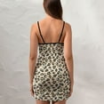 thumbnail image 4 of Ladies Elegant Sling Sleeveless Sexy Dress Animal prints, 4 of 6