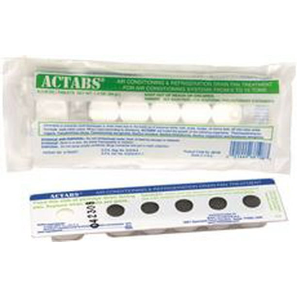 ACTABS AIR CONDITIONING DRAIN PAN TREATMENT, 6 TABLETS PER POUCH