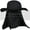 Black, variant on DDYOUTDOOR Summer Outdoor Gardening Sun Protection Fishing Cap Neck Face Flap Hat Dark Blue
