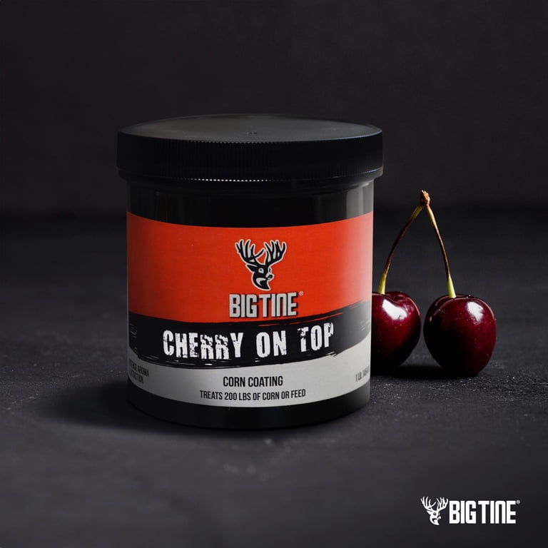 Big Tine Cherry Corn Coating 1LB Deer Feed for Hunters - Walmart.com