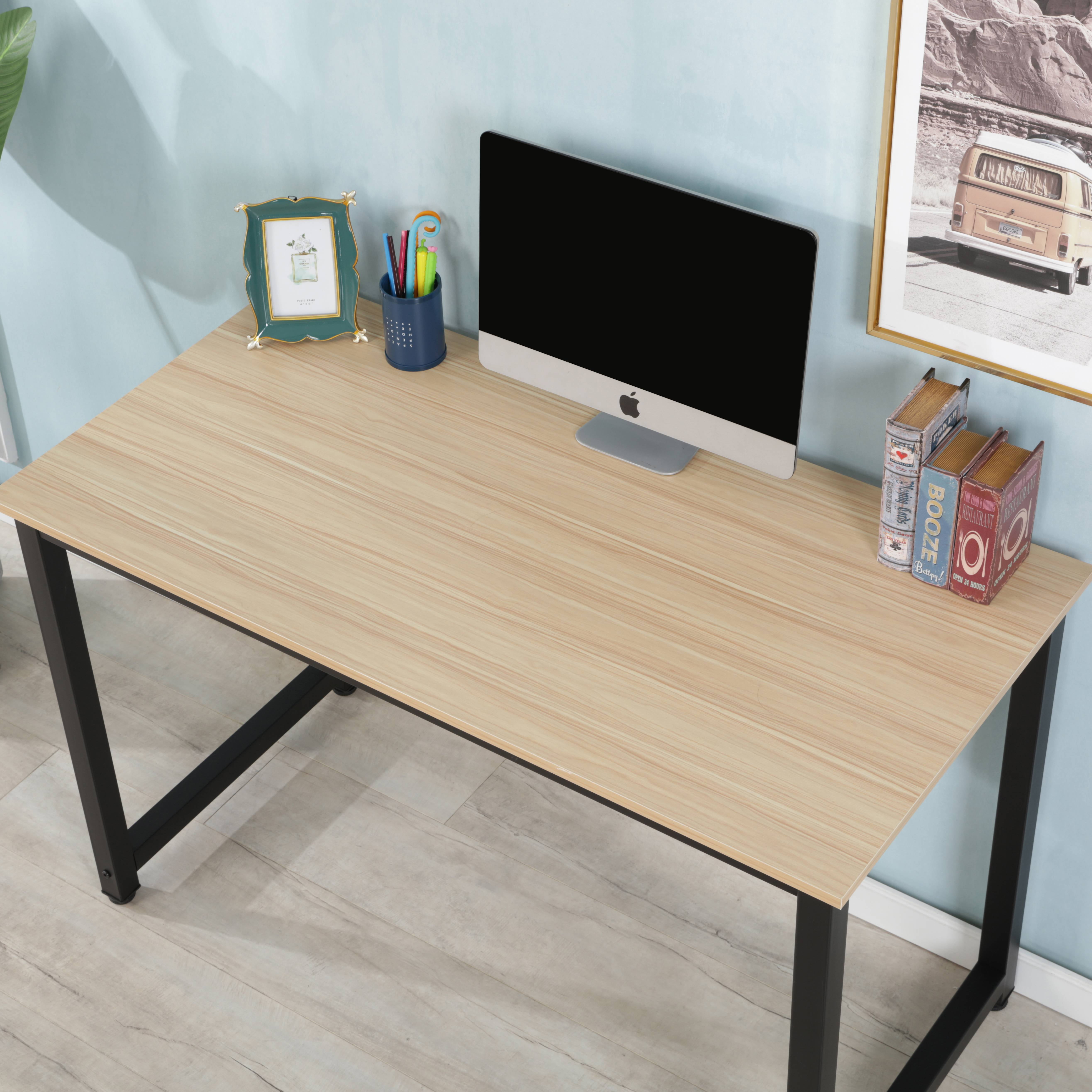 Corner Computer  Desk  Home Office Desk  with Wood  Desktop 