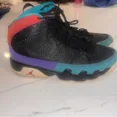 thumbnail image 3 of A i r-Jor-dan 9 Retro Dream It, Do It Sneakers Mens 10 Black Teal S1512, 3 of 6
