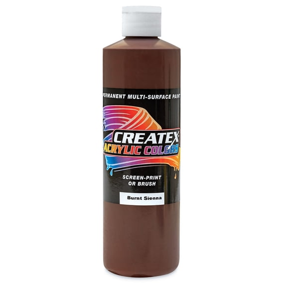 Createx Acrylics - Burnt Sienna, Pint