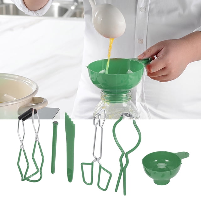Jar Lifter, Canning Kit 6PCS/Set Light Weight Easy To Carry For Kitchen
