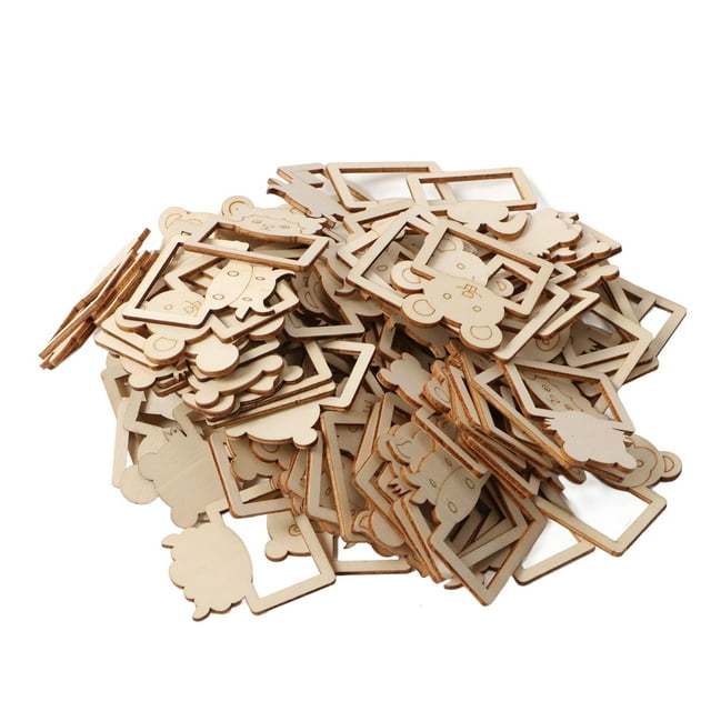 Cadre Photo en Bois 100 Pcs Cadre Photo Animal de Dessin Animé Performance de Premier Ordre