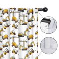 thumbnail image 4 of Blackout Kids Curtains,Cartoon Construction Vehicles Forklifts Childrens Insulated Curtains Set Of 2,Bedroom Essentials,Toddler Room Decor 42"x54", 4 of 5
