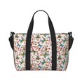 thumbnail image 6 of Rocae Watercolor Floral With Butterflies for Travel Shoulder Bag Top Handle Handbag with Yoga Mat Buckle for Gym, Work, Travel, 6 of 7