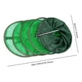 thumbnail image 2 of Red telescópica Fyke anillo de acero inoxidable cesta de red de pesca equipo de pesca al aire libre, 2 of 9