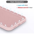 thumbnail image 4 of Compatible with iPhone 11 Case 6.1 inch | Ultra Slim Liquid Silicone Case | Upgraded Camera and Screen Protection | Full Covered Shockproof Cover (Sand Pink), 4 of 15