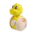 thumbnail image 2 of Dinosaurio balancín, juguete de desarrollo para bebés, ideal para jugar boca abajo, educativo y estimulante, para el desarrollo de niños pequeños (niñ Amarillo, 2 of 9
