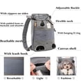 thumbnail image 3 of Bolsa para Transportar Perros, Mochila para Perros, Mochila de Transporte, Mochila para Transportar Mascotas, para Caminar, Senderismo, Ciclismo y Motocicleta, Soporta hasta 10 kg Rojo Verde Cocina, Decoración y Otros, 3 of 5