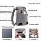 thumbnail image 2 of Bolsa transportadora para perros, mochila para perros, mochila transportadora para mascotas, mochila de transporte para mascotas para paseos, senderismo, ciclismo y montaje en motocicleta de hasta 10, 2 of 5