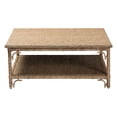 thumbnail image 2 of bali & pari Ganit Handwoven Seagrass Coffee Table - Square Center Table, 2 of 6