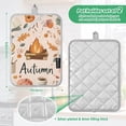 thumbnail image 6 of Yayeee Pot Holders Kitchen Heat Resistant with Pocket 7"x9.8" Cotton Oven Cooking Hot Pads, Campfire Pattern, 6 of 7