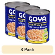 (3 pack) GOYA Small White Beans 29 oz