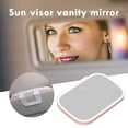 thumbnail image 3 of Parasol para cocheespejo de tocador para maquillajepantalla táctilcristal LED eléctrico (rosa) Likrtyny Accesorios para autos y motos, 3 of 9