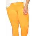 thumbnail image 6 of MOA COLLECTION Women's Plus Size Solid High Waist Full Length Leggings, 6 of 8