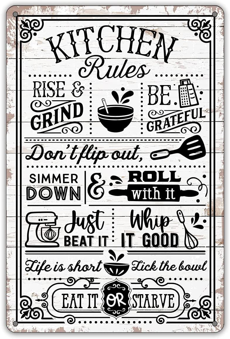 Funny Kitchen Quote If I Have To Stir It It's Homemade Metal Tin Sign Wall  Decor Retro Kitchen Signs With Sayings For Home Kitchen Decor Gifts