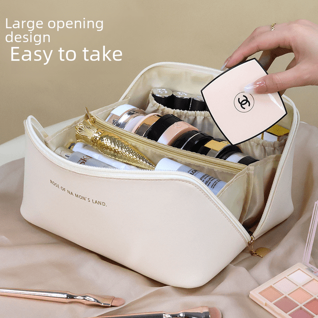 Bolsa de cosméticos con forma de nube de poliuretano, bolsa de viaje de gran capacidad, bolsa de lavado portátil, bolsa de almacenamiento de cosméticos