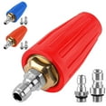 thumbnail image 2 of High Pressure Washer Nozzle Pressure Washer Tip 360-degree Rotating Spray, 2 of 6