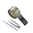 thumbnail image 1 of Justharion 1 Roll Invisible Eyelid Tape Breathable Hollow-out Design Auxiliary Fork Sticker Eyelash Lift Tool Eye Lift Strips Type 4 1Set, 1 of 6