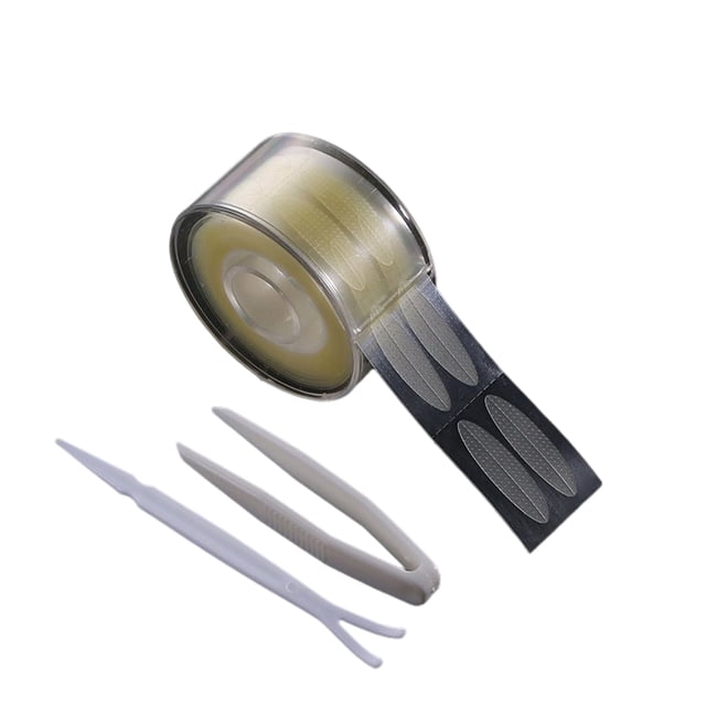 Justharion 1 Roll Invisible Eyelid Tape Breathable Hollow-out Design Auxiliary Fork Sticker Eyelash Lift Tool Eye Lift Strips Type 4 1Set