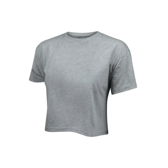 GK Cropped Tee (Heather Gray, M)