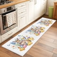 thumbnail image 2 of Bunny Easter 2'x6' Runner Rugs for Hallway Kitchen Bedside Non Slip, Eggs Spring Floral Elegant Pastoral Butterfly Entryway Rug Runners with Rubber Backing, Long Carpet Runner for Laundry Room, 2 of 8