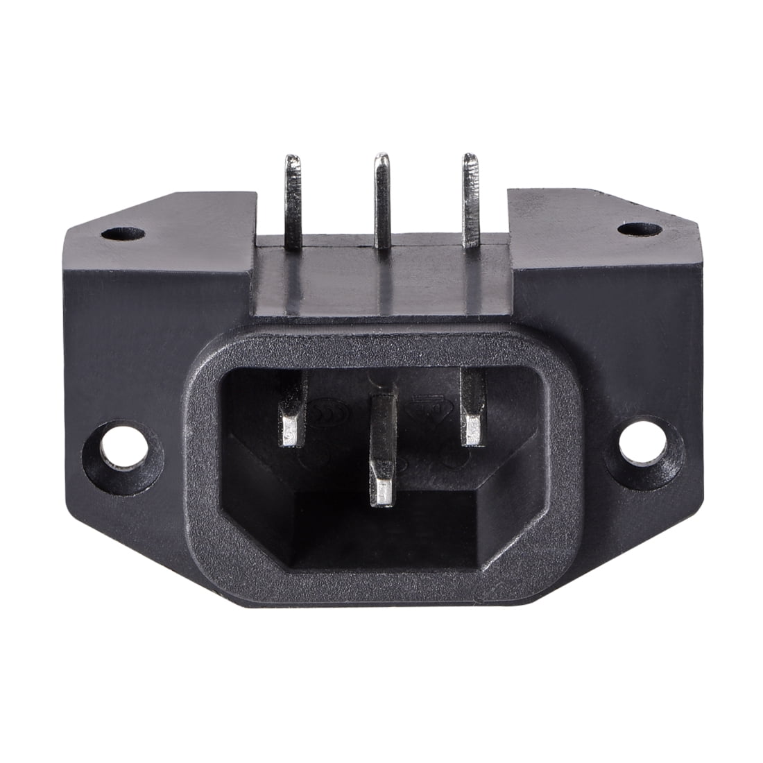 Panel Mount Plug Adapter AC 250V 10A/15A C14 3Pins Inlet Module Plug ...
