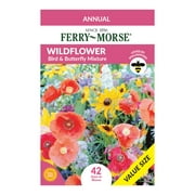 Ferry-Morse Economy 9750MG Wildflower Bird & Butterfly Mixture Annual Flower Seeds Full Sun