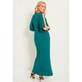 thumbnail image 2 of June + Vie Women's Plus Size Twist-Front Dress, 2 of 5