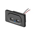 thumbnail image 1 of Kenally USB para coche, cargadores portátiles ligeros, piezas de repuesto de carga, enchufes dobles, accesorios para autocaravanas Accesorios para vehículos recreativos Negro Kenally VI018550-01B, 1 of 6