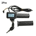 thumbnail image 3 of 36-60V E-Bike Grip Throttle With LCD Display Key Lock Fit Easy Install Handlebar Power Indicator For Electric Bike Scooter Motor, 3 of 6