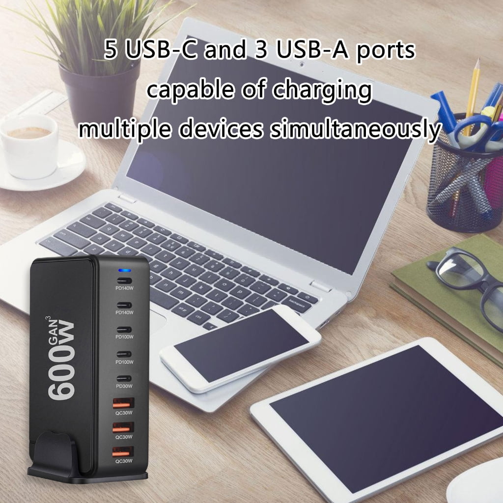 USB Chargers Fast Charging 600W USB C USB A PD Mobile Phone Adapters for Phone