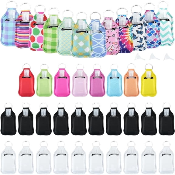 FULANDL 83-piece Hand Sanitizer Storage Set,with Flip Top Travel Storage Bottles,Portable and Reusable Bottles,Perfect for Travel,Camping(30ml/1oz)