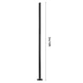 thumbnail image 5 of 3M Outdoor Split Street Light Pole Equal Pole Courtyard Street Lighting Post 76mm, 5 of 16