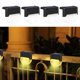 thumbnail image 3 of solar enciende LED   libre jardín escalera  4 piezas-blanco cálido Gloria Lámpara de pared para patio al aire libre, 3 of 9
