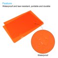 thumbnail image 6 of Uxcell A4 Plastic Clear Document Pouch L Type Folders, Orange 12 Pack, 6 of 6