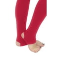 thumbnail image 3 of Vivian's Fashions Long Leggings - Cotton/Stirrup (Junior and Junior Plus Sizes), 3 of 3