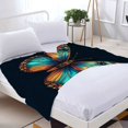 thumbnail image 3 of Durable Soft & Warm Flannel Blanket - Cozy Design for Sofa Travel Bed & Chair - Vibrant Patterns & Colors for Ultimate Comfort, 3 of 7